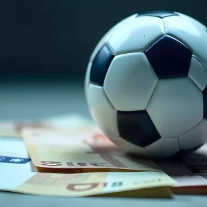 Футбольная команда празднует забитый гол